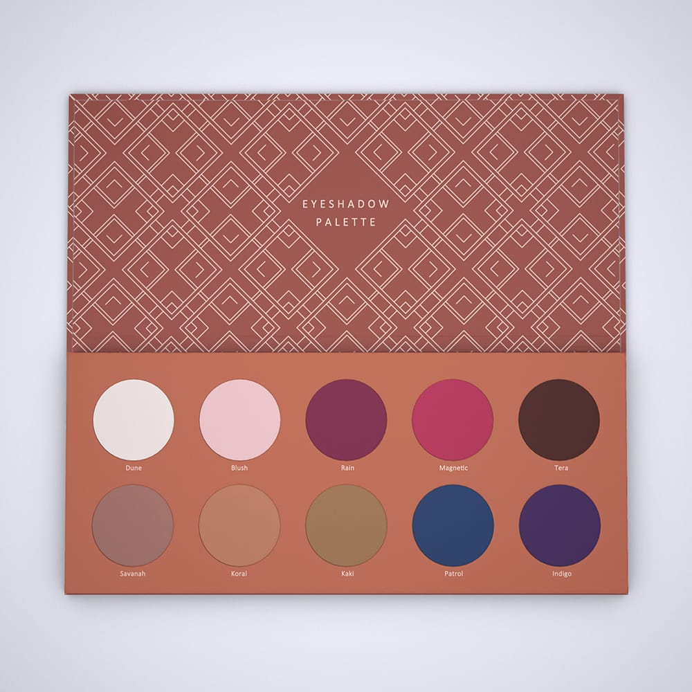 Eyeshadow Palette Mock Up | 5 PSD Makeup Packaging Templates