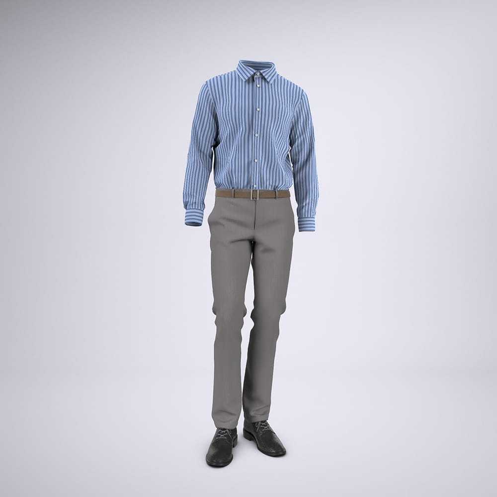 Mens Long Sleeve Dress Shirt Mock Up | 5 PSD Files |