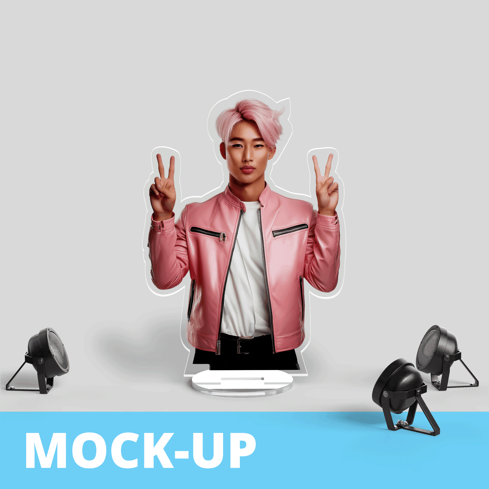 Acrylic Standee Mock-Up | Editable PSD Templates