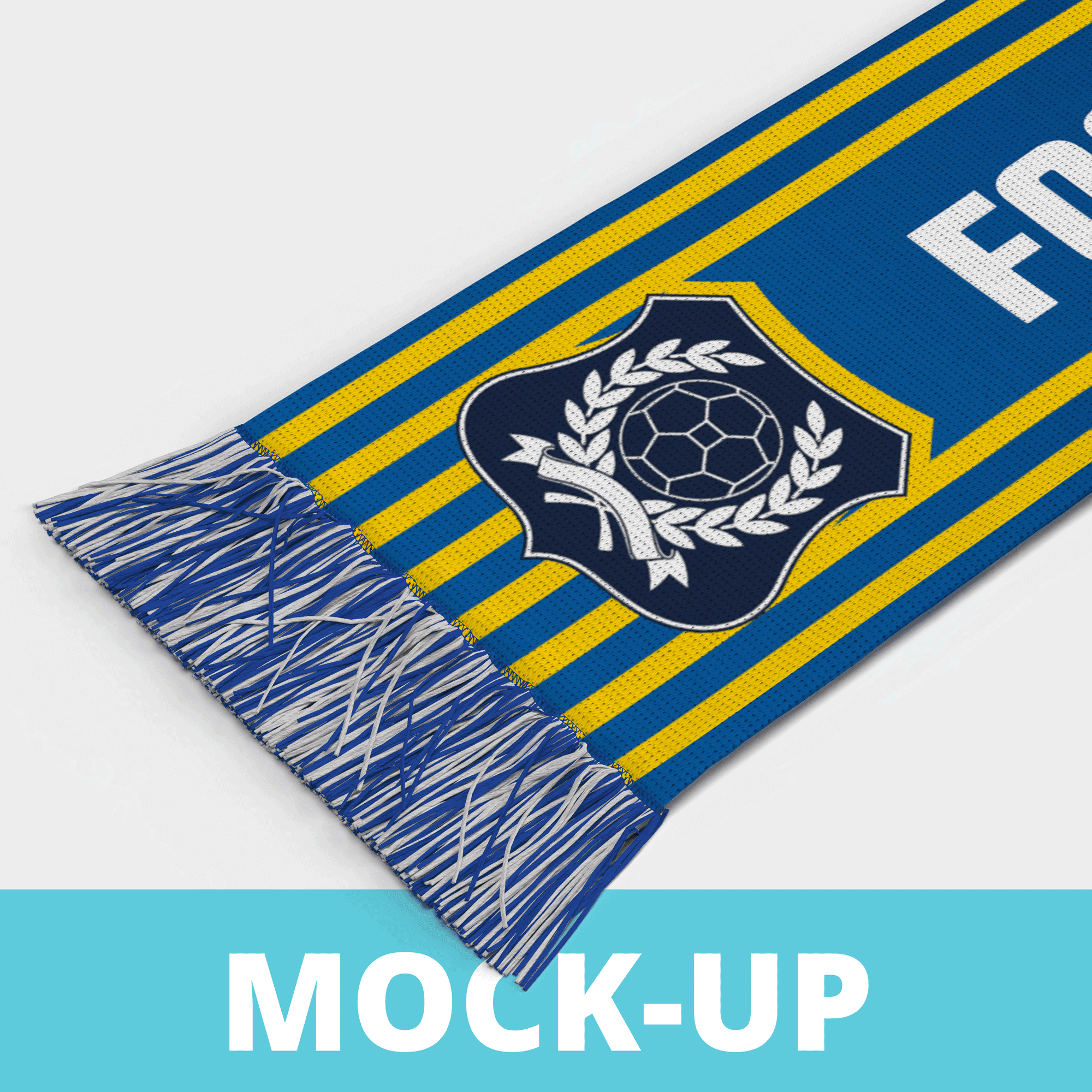 Football Scarf Mockup Bundle – Photorealistic PSD Templates for Merch, Teams & Brands